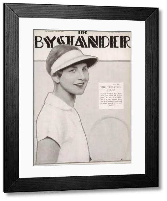 Framed Print : Helen Wills Moody Framed Print : Helen Wills Moody