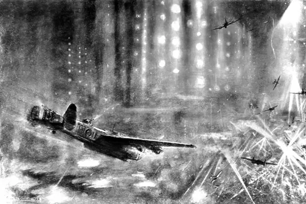 RAF Lancasters over Berlin; Second World War, 1943