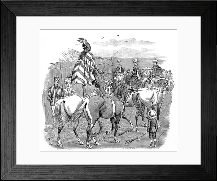 Framed Print : Circus Procession, c. 1886 Framed Print : Circus Procession, c. 1886