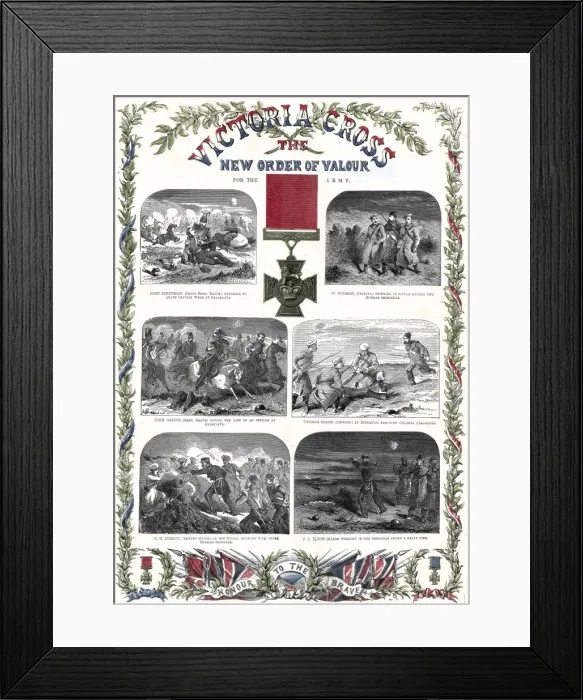 Framed Print : Victoria Cross, The New Order of Valour Framed Print : Victoria Cross, The New Order of Valour