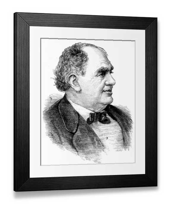 Framed Print : Phineas Taylor Barnum (1810-1891)