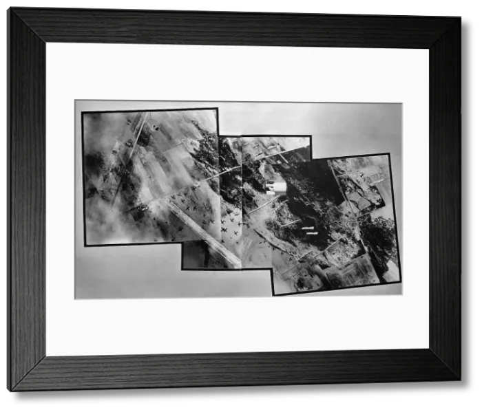 Framed Print : Aerial Photograph of Stavanger Airfield; Second World War, 1 Framed Print : Aerial Photograph of Stavanger Airfield; Second World War, 1