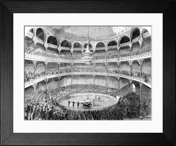 Framed Print : The American Circus at the Alhambra Palace, London, 1858 Framed Print : The American Circus at the Alhambra Palace, London, 1858