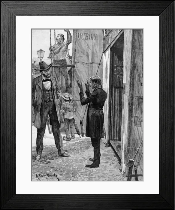 Framed Print : Scene at the Circus, c. 1891 Framed Print : Scene at the Circus, c. 1891