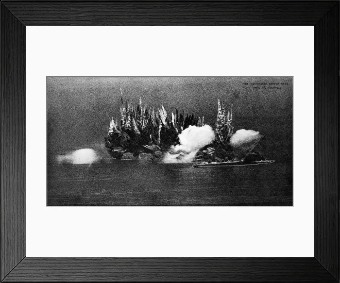 Framed Print : The Demolition of Heligoland, Germany, 1947 Framed Print : The Demolition of Heligoland, Germany, 1947
