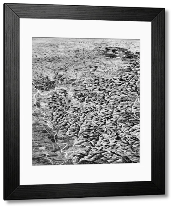 Framed Print : The Westphalia Region of Germany; Second World War, 1943 Framed Print : The Westphalia Region of Germany; Second World War, 1943