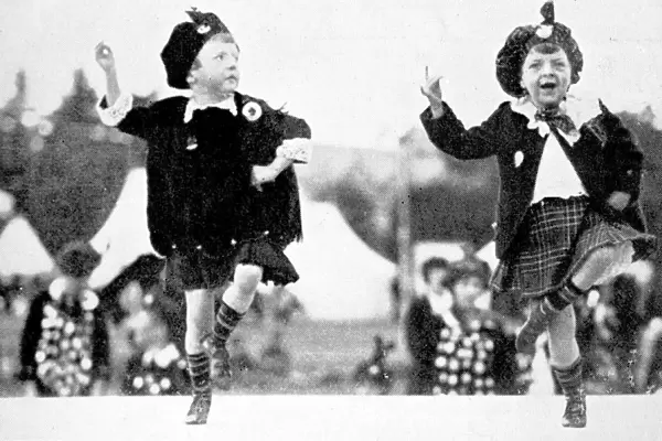 Scottish Children Highland Dancing, Aboyne, 1926