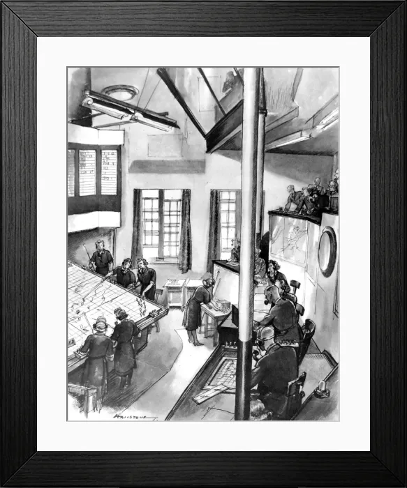 Framed Print : RAF Control Centre; Second World War, 1944 Framed Print : RAF Control Centre; Second World War, 1944