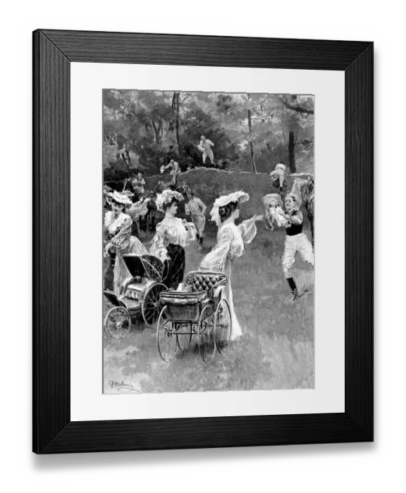 Framed Print : The Babes in the Wood Race, Bermuda, 1904 Framed Print : The Babes in the Wood Race, Bermuda, 1904