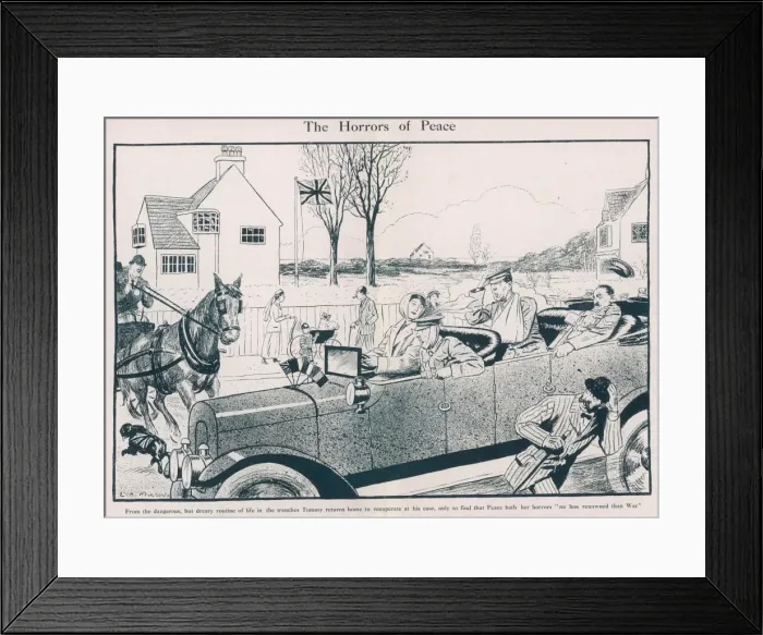 Framed Print : The Horrors of Peace Framed Print : The Horrors of Peace
