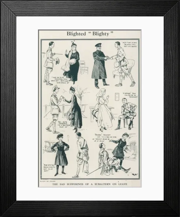 Framed Print : Blighted Blighty Framed Print : Blighted Blighty