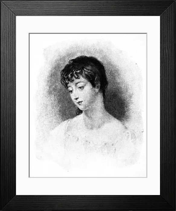 Framed Print : Mary Chaworth (1785-1832) Framed Print : Mary Chaworth (1785-1832)