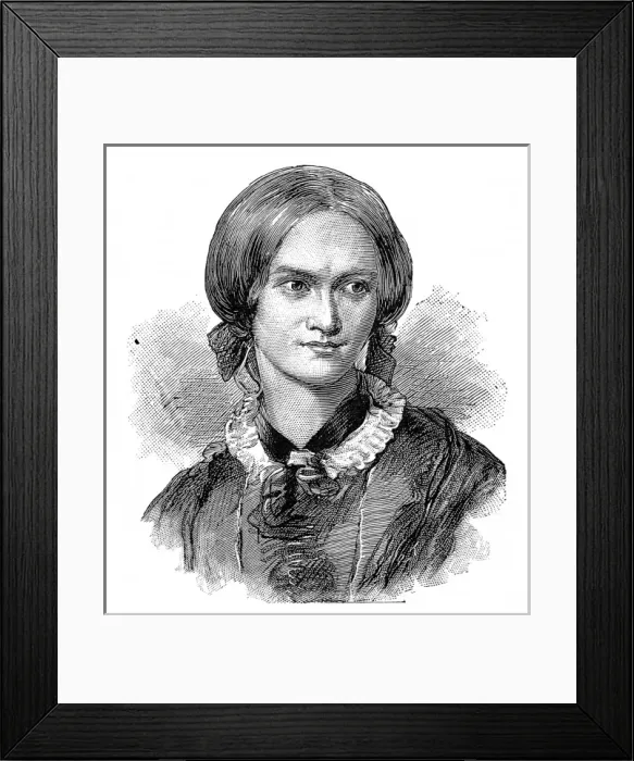 Framed Print : Charlotte Bronte (1816-1855) Framed Print : Charlotte Bronte (1816-1855)