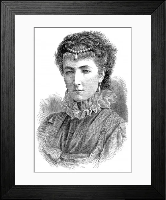 Framed Print : Sarah Bernhardt, 1879 Framed Print : Sarah Bernhardt, 1879