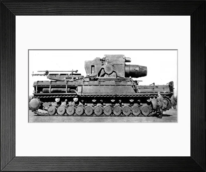 Framed Print : German Self-Propelled Mortar, Second World War, c. 1945 Framed Print : German Self-Propelled Mortar, Second World War, c. 1945