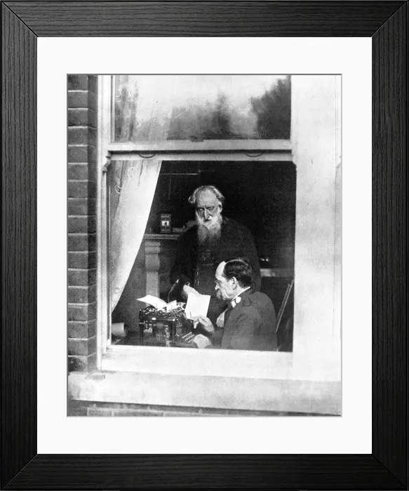Framed Print : Rev. William Booth in his study, 1906 Framed Print : Rev. William Booth in his study, 1906