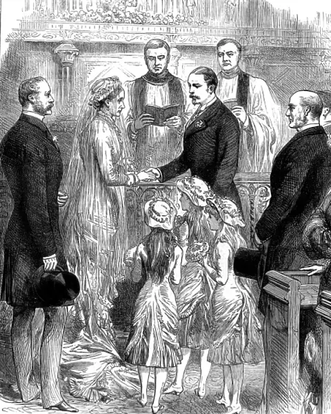 Marriage of Baroness Burdett-Coutts to William Ashmead-Bartl