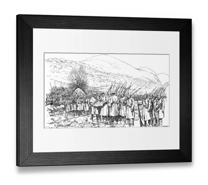 Framed Print : Agent and eviction party, Country Kerry, Ireland Framed Print : Agent and eviction party, Country Kerry, Ireland