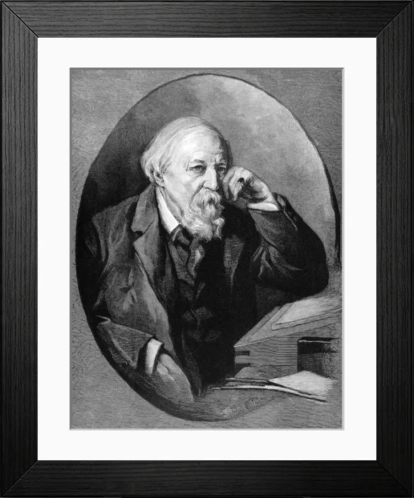 Framed Print : Robert Browning, 1887 Framed Print : Robert Browning, 1887