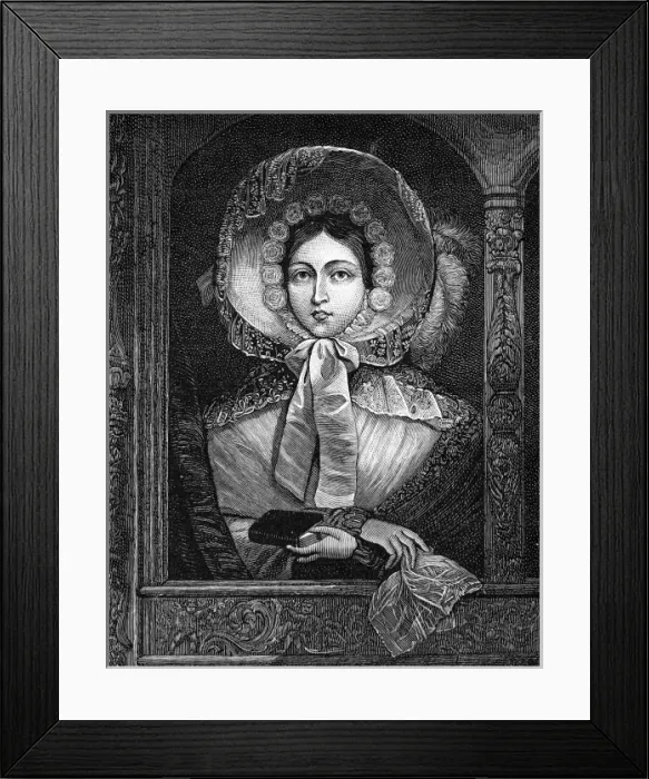 Framed Print : Queen Victoria in St. Georges Chapel, Windsor, 1846 Framed Print : Queen Victoria in St. Georges Chapel, Windsor, 1846