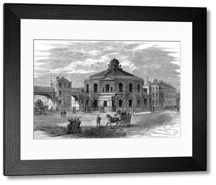 Framed Print : Surrey Chapel, London, 1881 Framed Print : Surrey Chapel, London, 1881