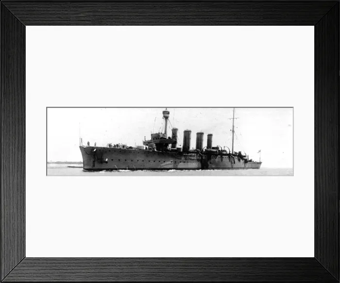 Framed Print : H. M.s Sydney, caught the Emden at Keeling Cocos Islandm which resulted in the German ship been driven ashore Framed Print : H. M.s Sydney, caught the Emden at Keeling Cocos Islandm which resulted in the German ship been driven ashore