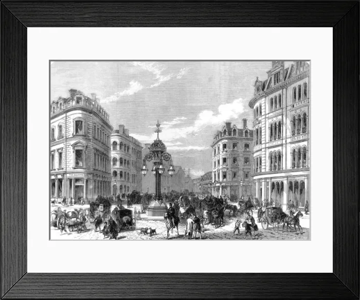 Framed Print : Southwark Street, London, 1865 Framed Print : Southwark Street, London, 1865