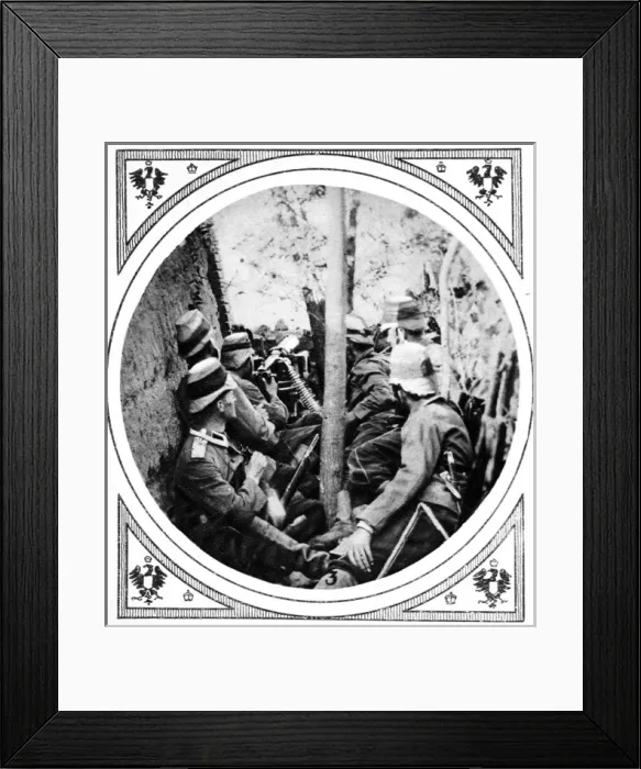 Framed Print : Germanys eastern stronghold which suffered the fate of Liege and Antwerp