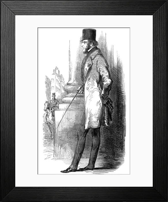 Framed Print : Lord George Bentinck, c. 1848 Framed Print : Lord George Bentinck, c. 1848