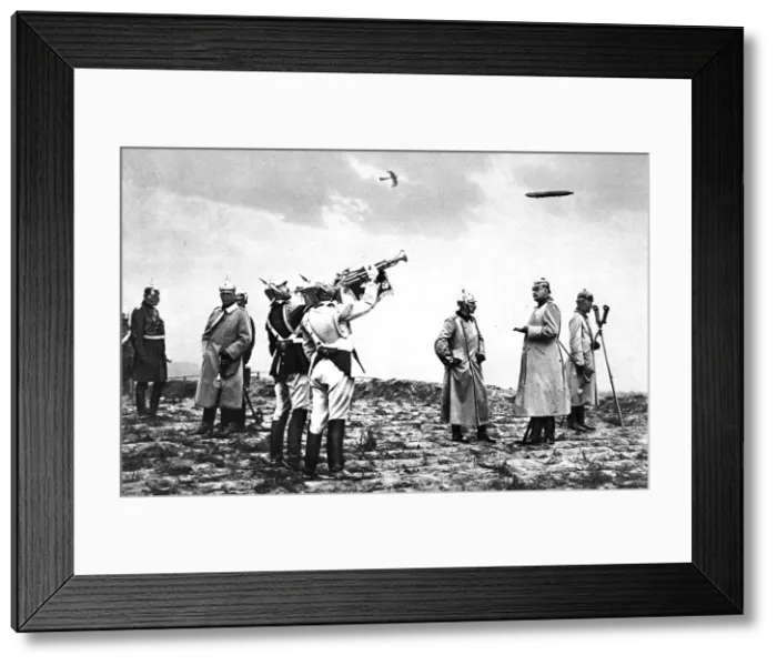 Framed Print : Spectacular effects which the Kaiser has discarded in the fi Framed Print : Spectacular effects which the Kaiser has discarded in the fi