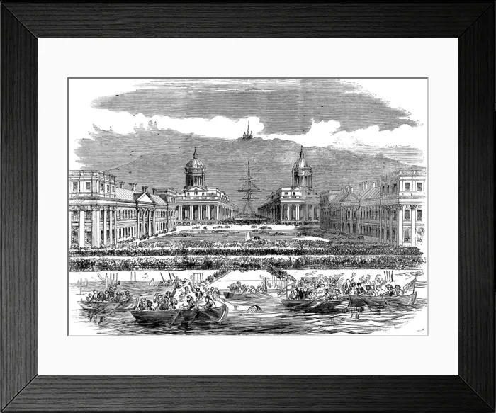 Framed Print : The Crowd at Greenwich for the passing of the Great Eastern Framed Print : The Crowd at Greenwich for the passing of the Great Eastern