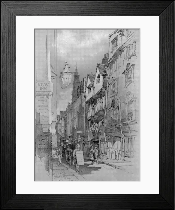 Framed Print : Wych Street, London, 1901 Framed Print : Wych Street, London, 1901