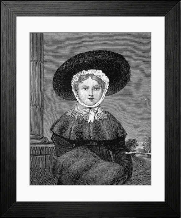 Framed Print : Queen Victoria, when a little girl Framed Print : Queen Victoria, when a little girl