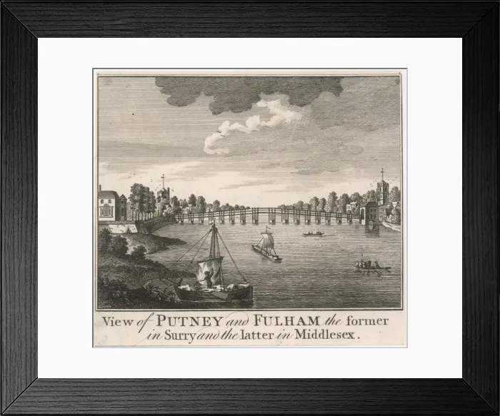 Framed Print : Putney Bridge Framed Print : Putney Bridge