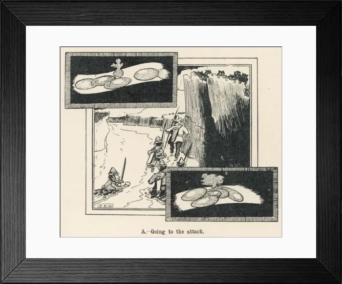 Framed Print : Going to the Attack Framed Print : Going to the Attack