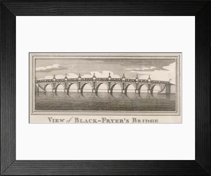 Framed Print : Old Blackfriars Bridge Framed Print : Old Blackfriars Bridge