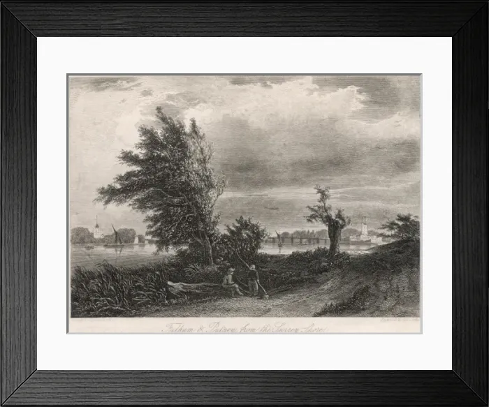 Framed Print : Thames at Putney Framed Print : Thames at Putney