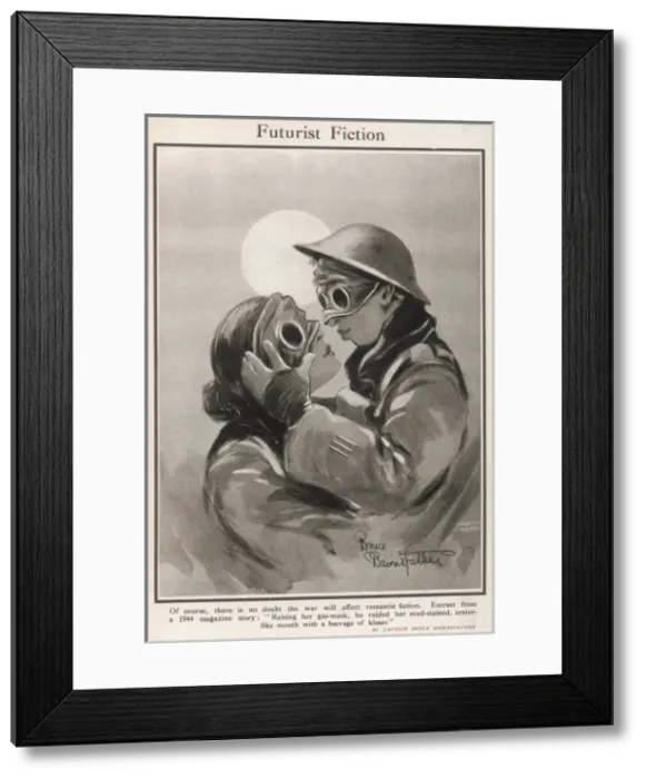 Framed Print : Futurist Fiction by Bairnsfather Framed Print : Futurist Fiction by Bairnsfather