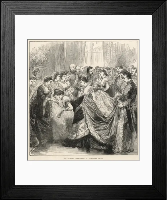 Framed Print : Drawing Room at Palace Framed Print : Drawing Room at Palace