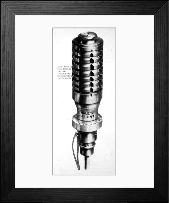 Framed Print : The Marten Hale hand grenade for hand or rifle Framed Print : The Marten Hale hand grenade for hand or rifle