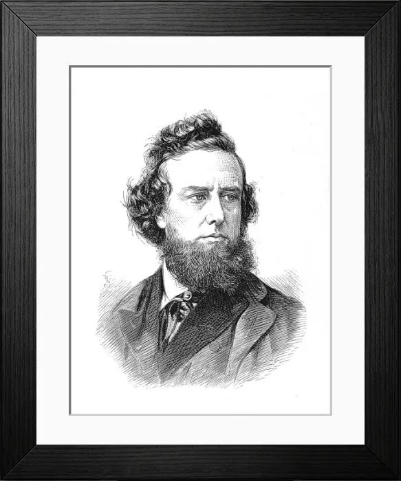 Framed Print : William Hepworth Dixon, c. 1880 Framed Print : William Hepworth Dixon, c. 1880