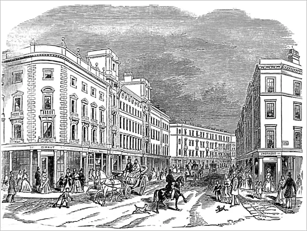 Cranbourne Street, London, 1845