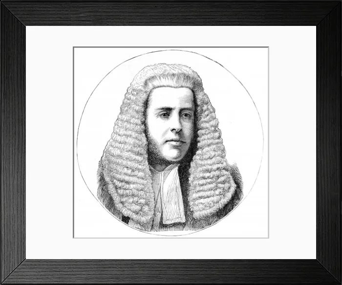 Framed Print : Morgan Howard, Q. C. 1874 Framed Print : Morgan Howard, Q. C. 1874