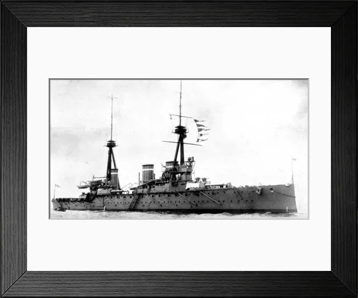 Framed Print : One of the British ships which sank Von Spees squadron off the Falklands Framed Print : One of the British ships which sank Von Spees squadron off the Falklands