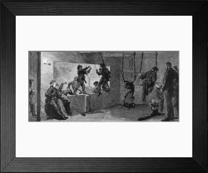 Framed Print : Youth Club in Islington, London, 1887 Framed Print : Youth Club in Islington, London, 1887