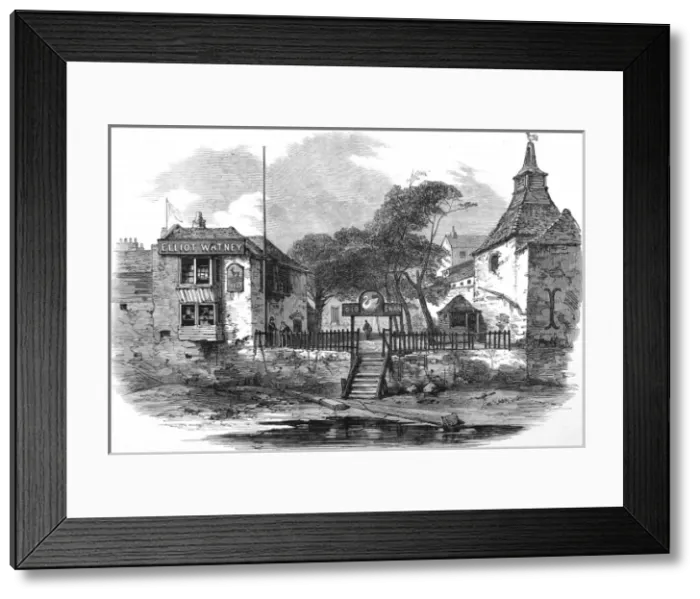 Framed Print : The Old Swan, Chelsea, 1873 Framed Print : The Old Swan, Chelsea, 1873