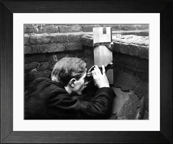 Framed Print : A periscope field glasses and their use in observation Framed Print : A periscope field glasses and their use in observation