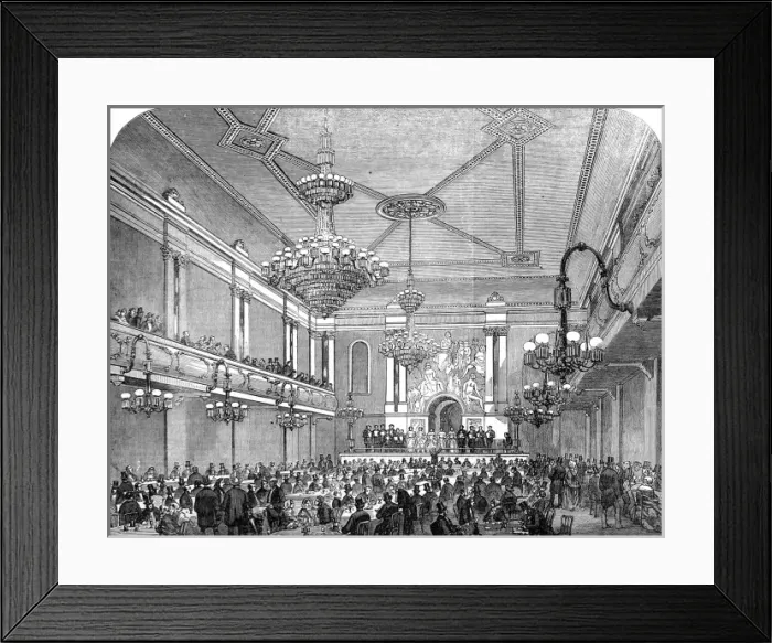 Framed Print : Canterbury Hall, Lambeth, 1856 Framed Print : Canterbury Hall, Lambeth, 1856