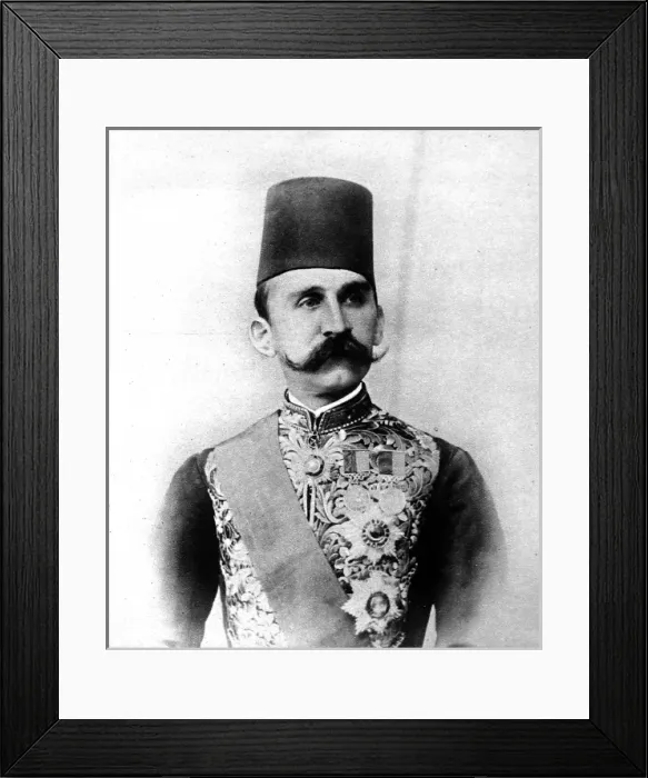 Framed Print : Sultan Hussein I, Ruler of Egypt Framed Print : Sultan Hussein I, Ruler of Egypt