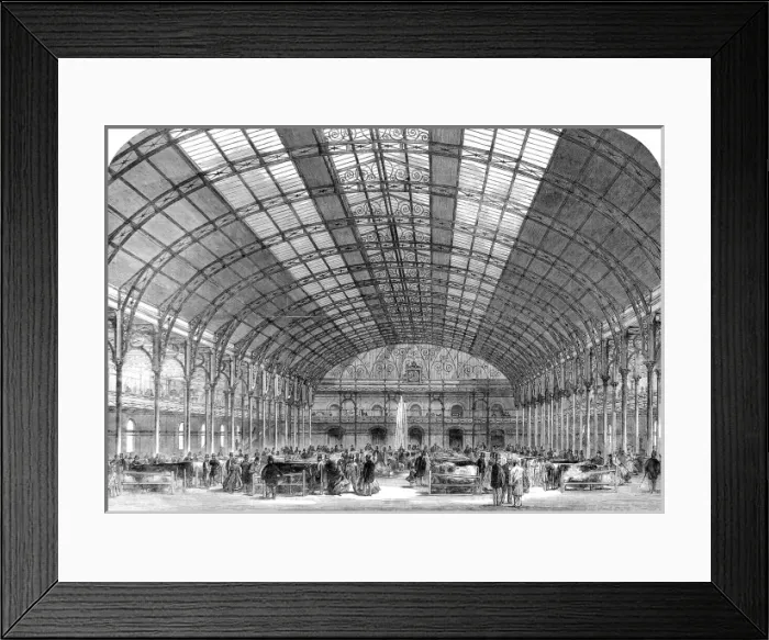 Framed Print : Cattle Show at the Agricultural Hall, Islington, 1861 Framed Print : Cattle Show at the Agricultural Hall, Islington, 1861